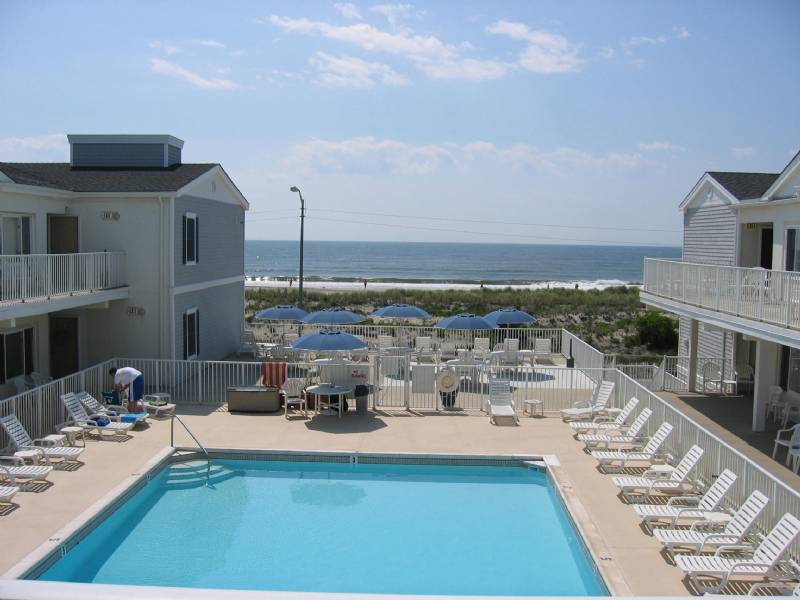 Ocean City Beach Front Condo with Heated Pool