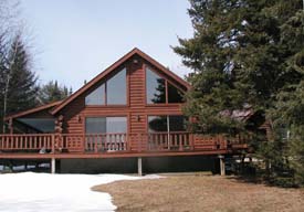 Indian Lake Waterfront Log Cabin for 6