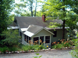 Saranac Lake Hill Top House Overlooking Village