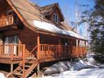 Johnsburg Log Cabin Chalet in the Woods