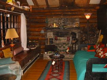 Phoenicia Magical Log Cabin over Rushing Stream
